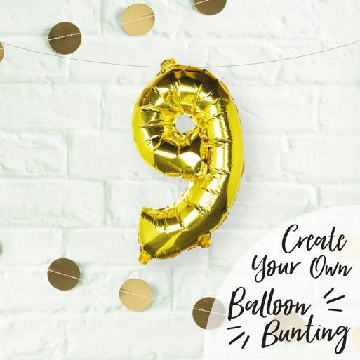 Individual number balloons hot sale