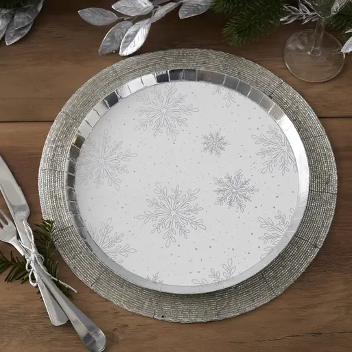 Snowflake plates outlet