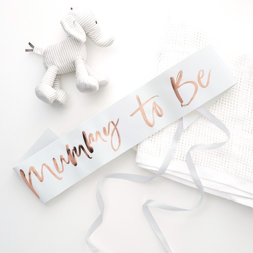Rose gold mum shop to be sash