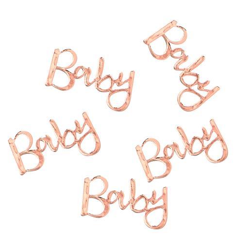 Gold baby confetti sales