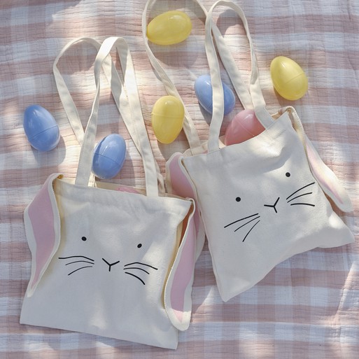 Easter Tote Bag with Bunny Ears New In Ginger Ray