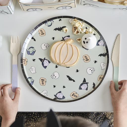 Halloween store ceramic plates