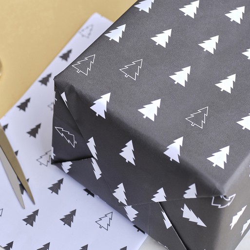 Black and outlet white wrapping paper
