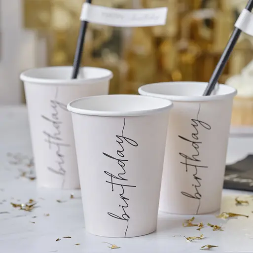 Paper party cups on sale