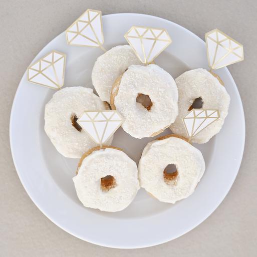Donut diamond clearance ring