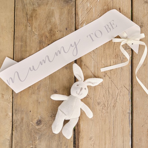 Mummy to be sales sash rose gold