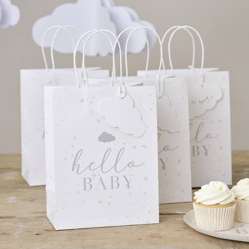 Baby shower gift top bags for guests