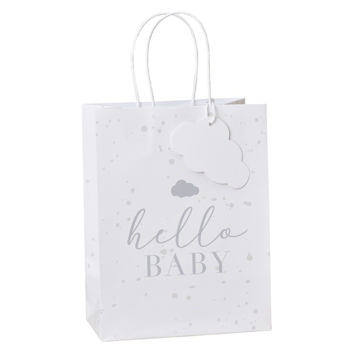Hello Baby Speckle and Cloud Baby Shower Gift Bags Ginger Ray