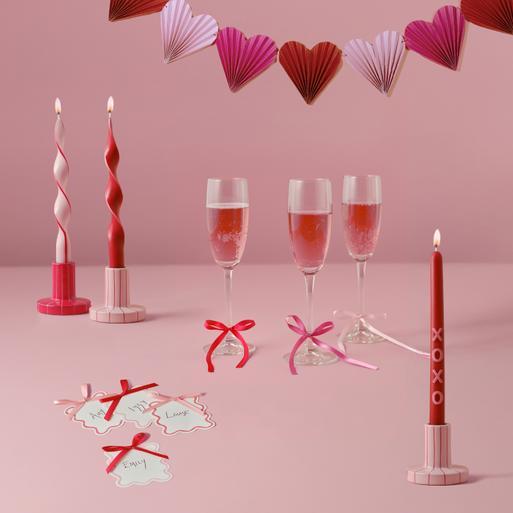 24 Pack Bows For Wine Glasses Candle Holder Bow Drink Marker 6.7 X 4 Inch Candlestick Ribbon Champagne Charmself Adhesive Tag Name Marker Wedding Anniver