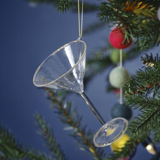 Glass novelty christmas tree decorations