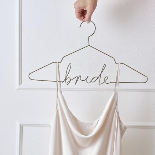 Gold Metal Bride Hanger Ginger Ray