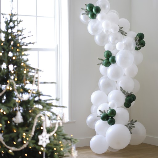 Christmas 2025 balloon arch