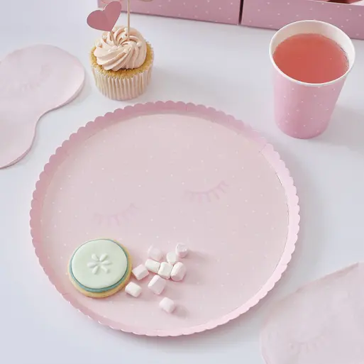 Cheap pink paper plates 2025