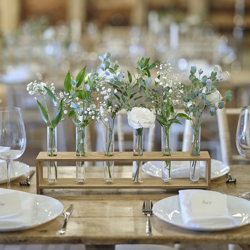 Wooden Stem Holder Wedding Centrepiece Ginger Ray