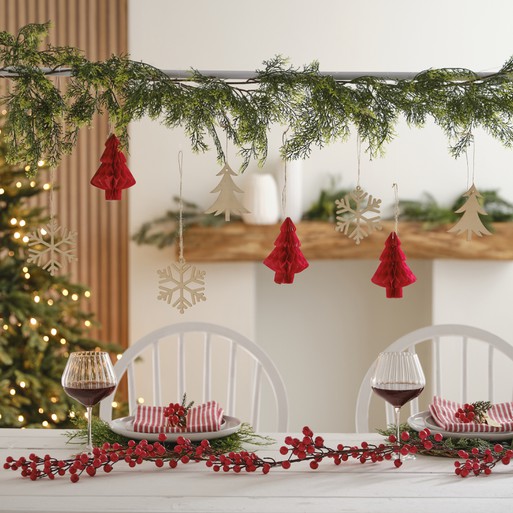 Wooden christmas sale tree decorations