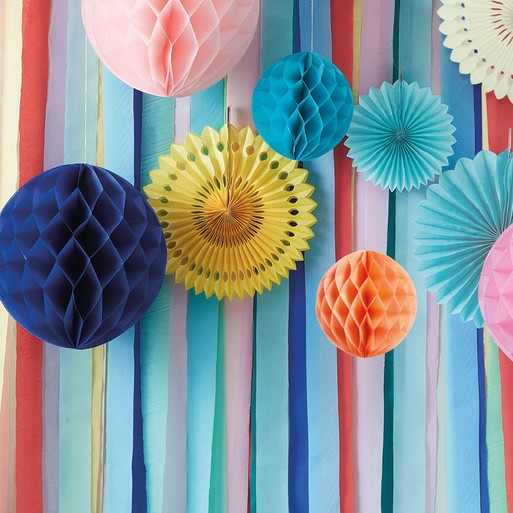 Party store paper decorations