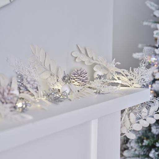 Garland christmas silver Sale