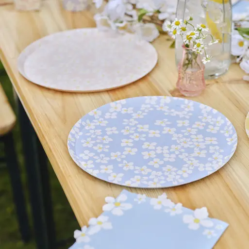Plastic floral plates outlet