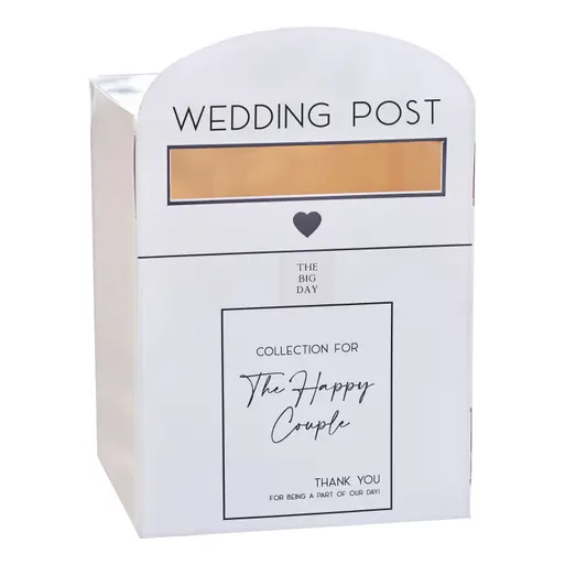 Wedding store post boxes