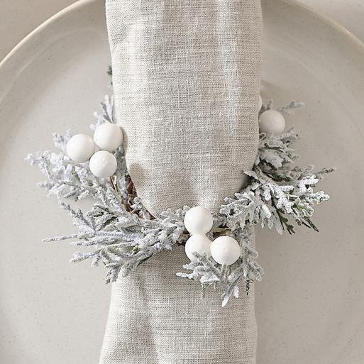 Christmas napkin outlet ring holders