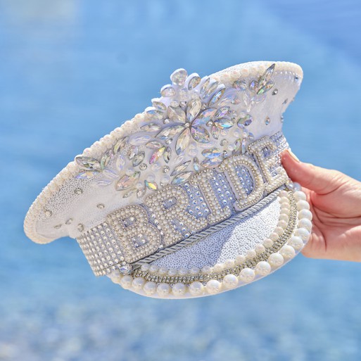 Military style hats with bling sales