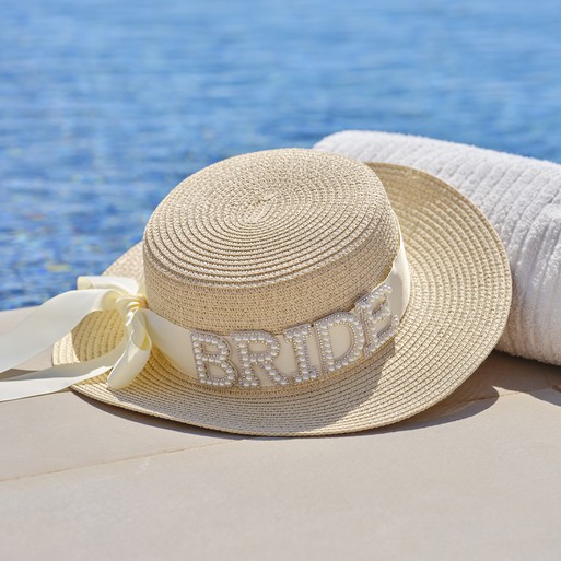 Bride beach hot sale hat